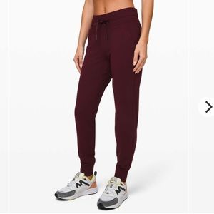 lululemon athletica Burgundy Track Pants